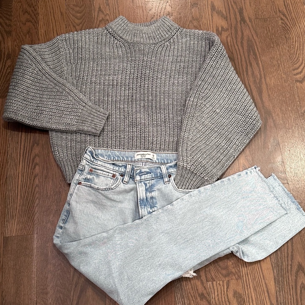 ASOS DESIGN chunky sweater with crew neck